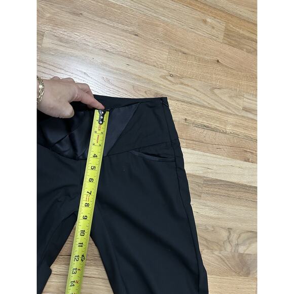 Wide Leg Full Length Trouser Pants Silk Stretch Goth Emo Witchy Size 2 Womens - Picture 8 of 11